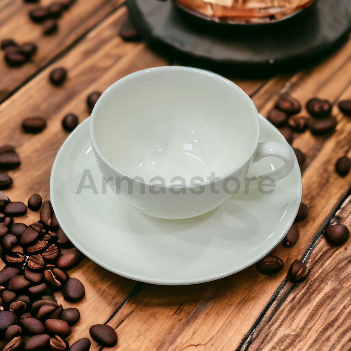 Imported 6 Pieces Tea And Coffee Cup Set with Plates - Armaa Store Pk