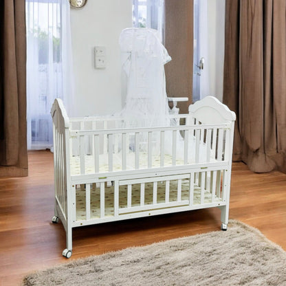 Imported Baby Wooden Cot and Exquisite Imported Baby Wooden Chair Pair Set - Armaa Store Pk