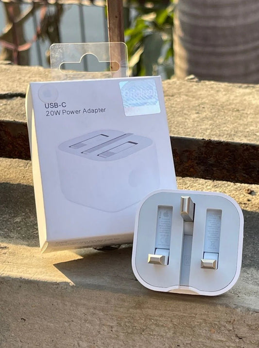 imported iPhone 20W USB-C Power Adapter - 3 Pin - Armaa Store Pk
