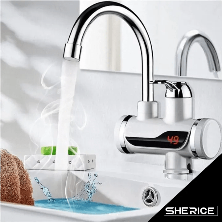 Instant Hot Water Tap Electric Geyser for Bathroom or Kitchen Basin - Armaa Store Pk