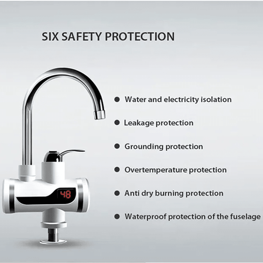 Instant Hot Water Tap Electric Geyser for Bathroom or Kitchen Basin - Armaa Store Pk