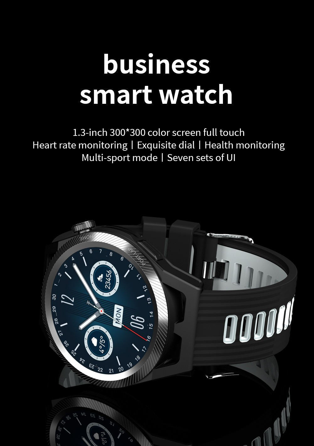 IP67 Waterproof Smartwatch with Heart Rate & Sleep Monitoring - Armaa Store Pk