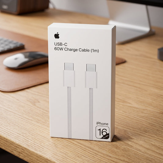 iPhone 16 Pro Max 60W USB-C Charging Cable (1m) - Fast Charge & Sync - Armaa Store Pk