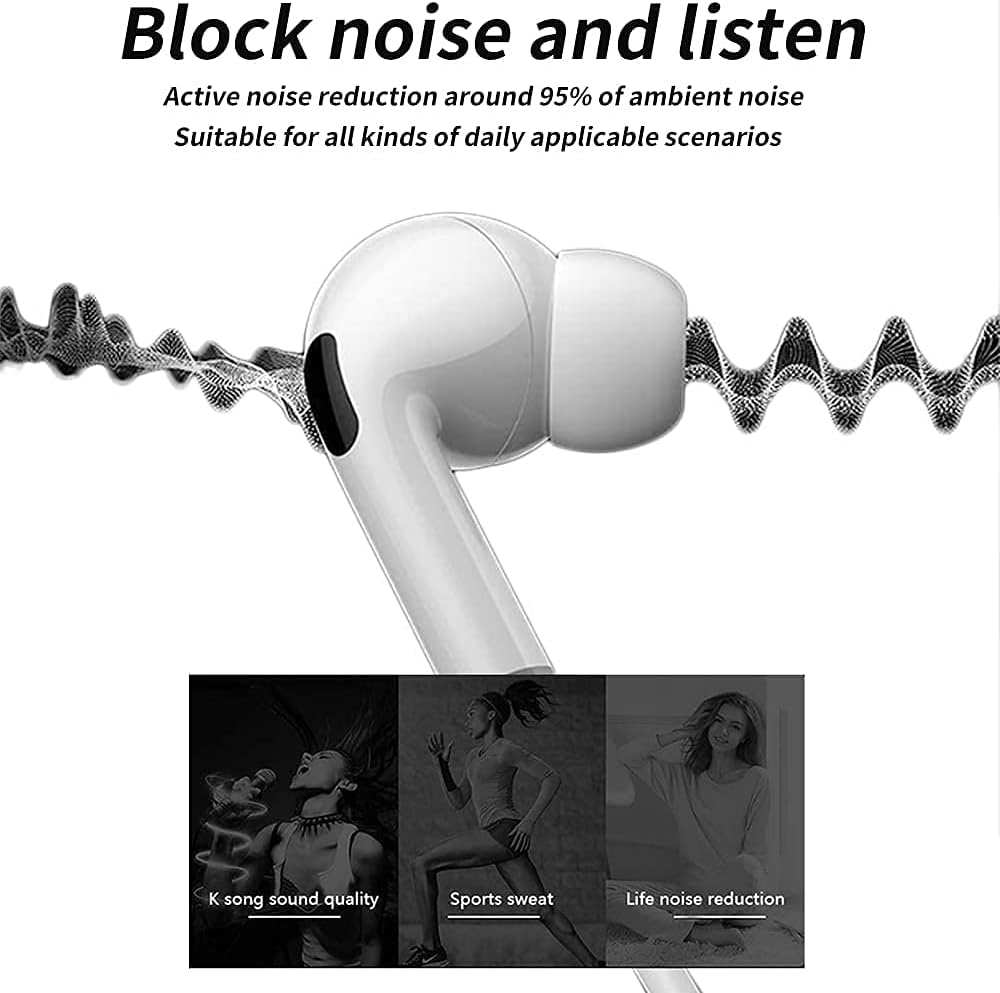 iPhone Bluetooth Handsfree with Lightening Connector (Built-in Microphone & Volume Control) in-Ear Stereo Headphones - Armaa Store Pk