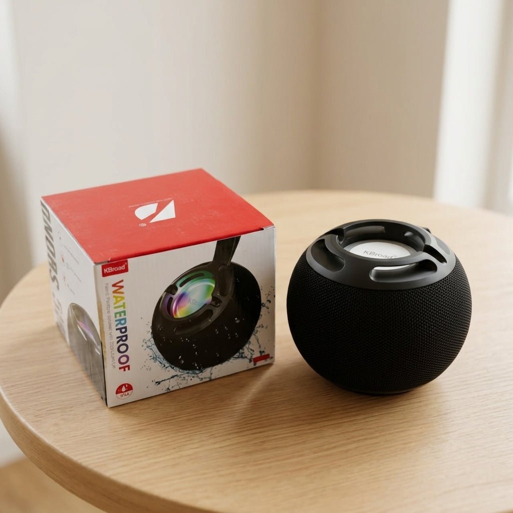 KBroad Waterproof Bluetooth Speaker with RGB Lights - Armaa Store Pk