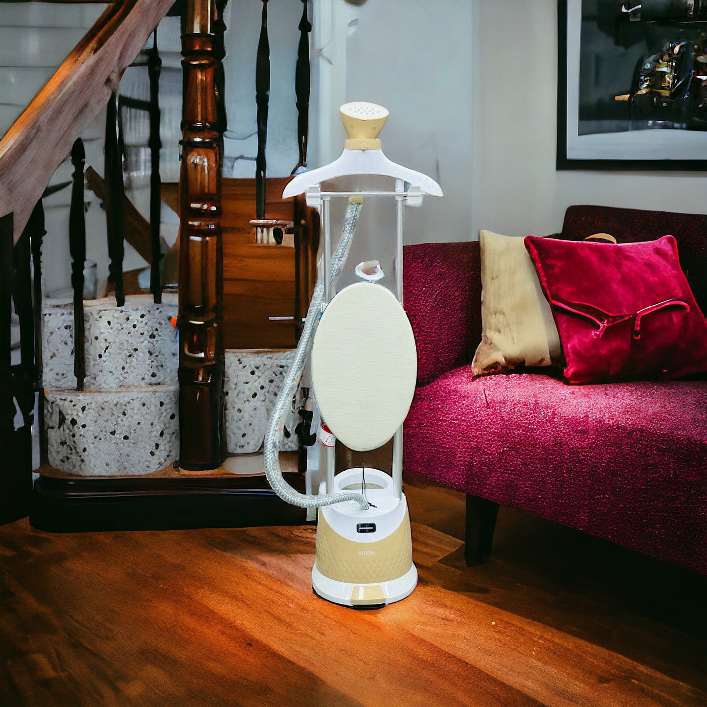 KION Garment Steamer | Garment Steamer With Stand | Verticle Iron steamer | Clothes - Armaa Store Pk