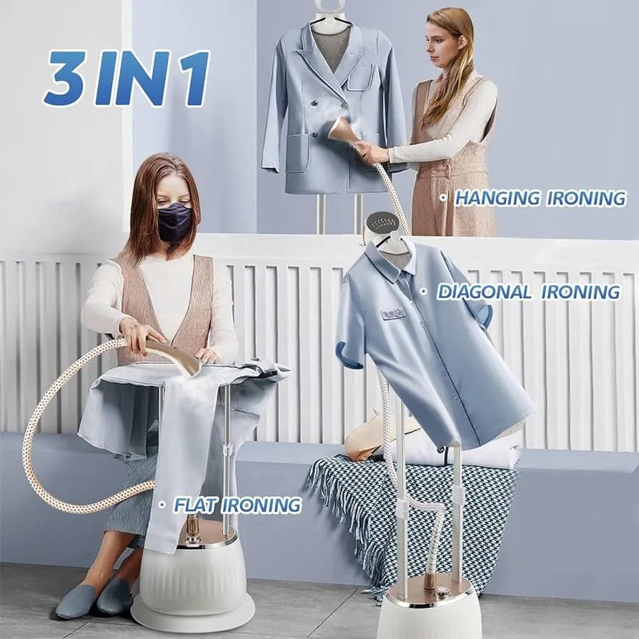KION Garment Steamer | Garment Steamer With Stand | Verticle Iron steamer | Clothes - Armaa Store Pk