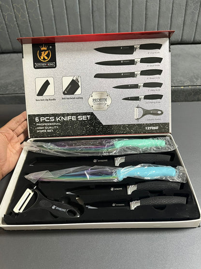 Kitchen King 6-Piece Kitchen Knife Set - 127060 - Armaa Store Pk