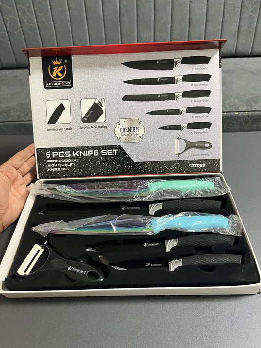 Kitchen King 6-Piece Kitchen Knife Set - 127060 - Armaa Store Pk