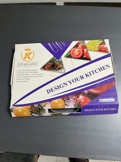 Kitchen King 6-Piece Kitchen Knife Set - KK19-5LN (Purple) - Armaa Store Pk