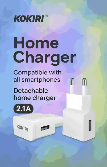 KOKIRI Mobile Adapter 2.1 A - Fast USB Charger (Single Port) - Armaa Store Pk