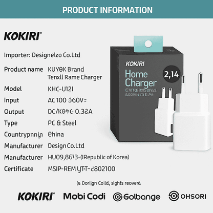 KOKIRI Mobile Adapter 2.1 A - Fast USB Charger (Single Port) - Armaa Store Pk