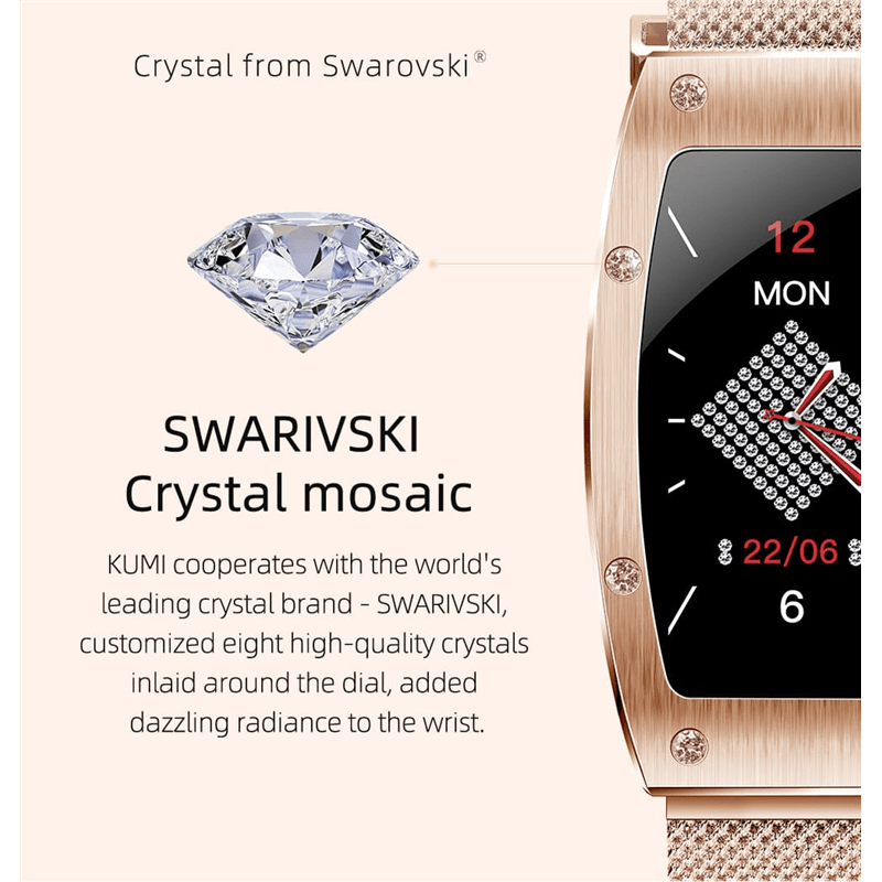KUMI Gypsophila K18 Smart Watch - Armaa Store Pk