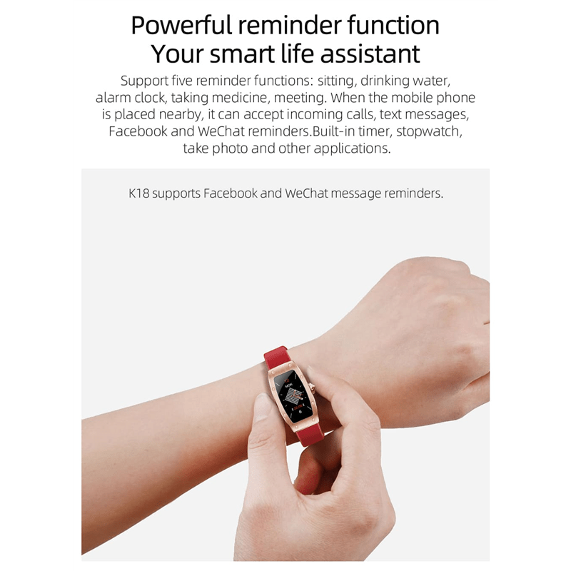 KUMI Gypsophila K18 Smart Watch - Armaa Store Pk