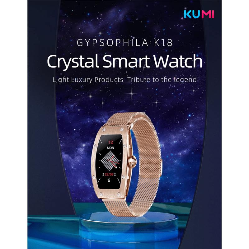 KUMI Gypsophila K18 Smart Watch - Armaa Store Pk