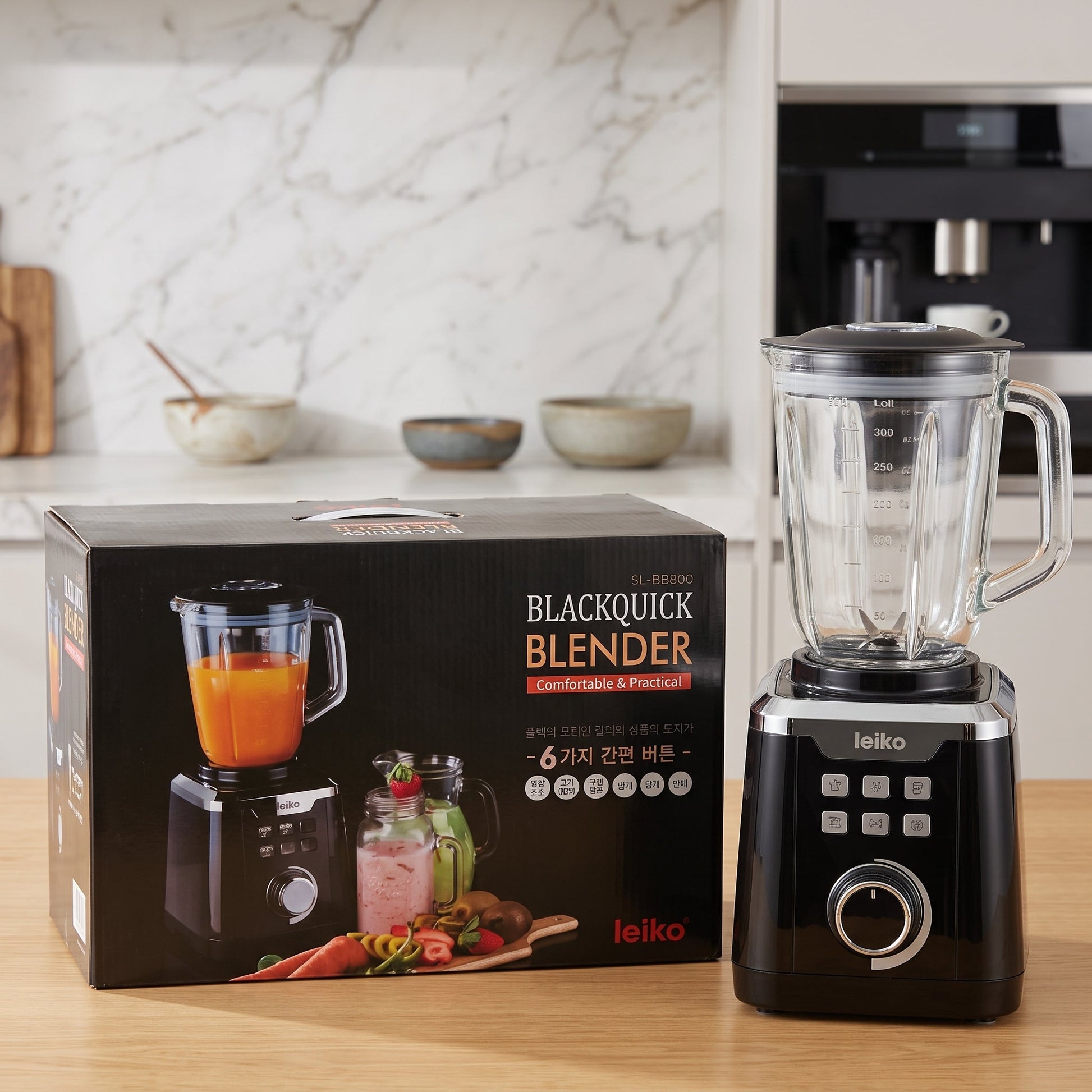 Leiko Black Quick Digital Juicer Blender - Armaa Store Pk