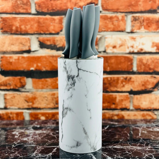 Marble Knife Block Set 8pcs AR+Cook - Armaa Store Pk