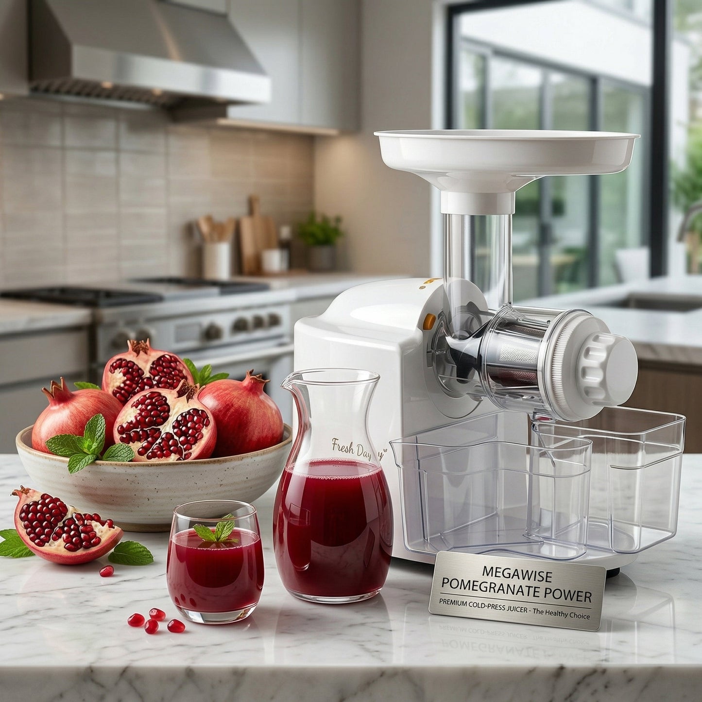 MegaWise Pomegranate Juicer – Powerful Manual Juice Extractor for Fresh & Healthy Drinks - Armaa Store Pk