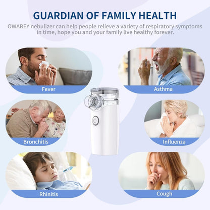 Mesh Nebulizer Machine JSL-W302 with Masks & Mini Inhaler for Kids & Adults - Armaa Store Pk