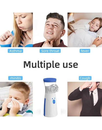 Mesh Nebulizer Machine JSL-W302 with Masks & Mini Inhaler for Kids & Adults - Armaa Store Pk