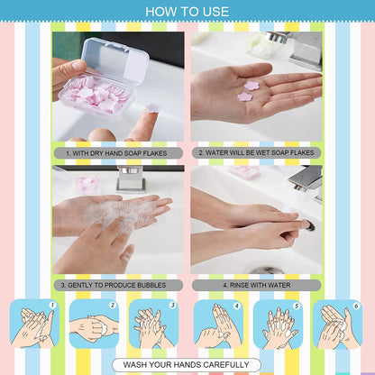 Mini Paper Soap - Set Of 6 Plastic Bottle - Armaa Store Pk