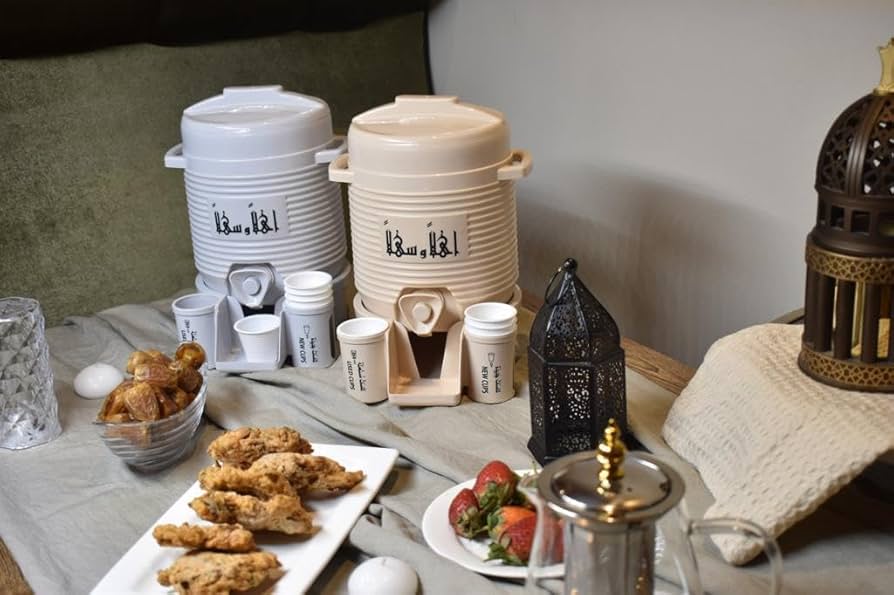 Mini Zamzam Dispenser 2L with 50ml ZamZam water Bottle - Armaa Store Pk