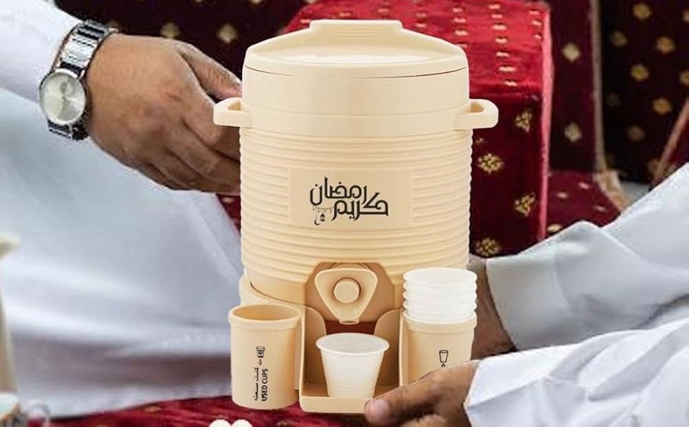 Mini Zamzam Dispenser 2L with 50ml ZamZam water Bottle - Armaa Store Pk