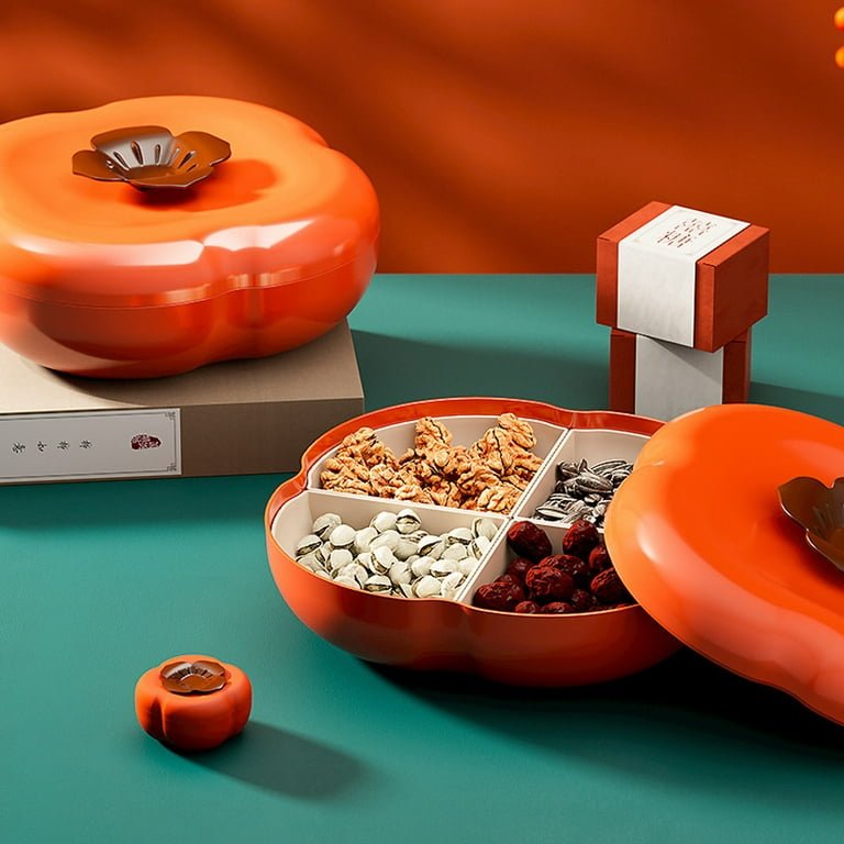 Multifunctional Dried Fruit Plate Serving Tray Food Storage Box Nuts Plate Platter - Armaa Store Pk