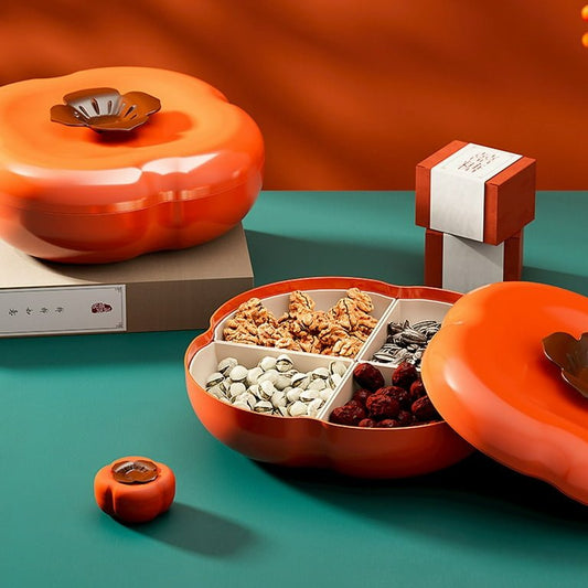 Multifunctional Dried Fruit Plate Serving Tray Food Storage Box Nuts Plate Platter - Armaa Store Pk