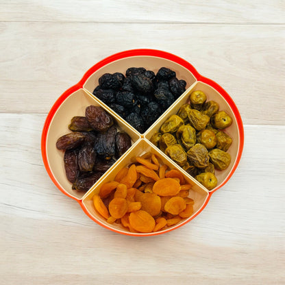 Multifunctional Dried Fruit Plate Serving Tray Food Storage Box Nuts Plate Platter - Armaa Store Pk