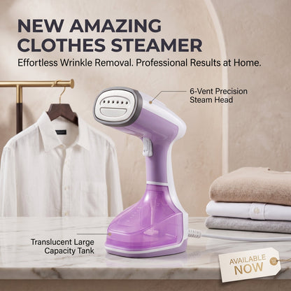 New Amazing Clothes Steamer | Handheld Garment Steamer - Armaa Store Pk