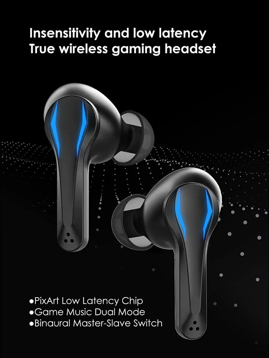 Occiam MD012 Gamer Wireless Bluetooth Earbuds - True Wireless, Deep Bass, Long Battery Life - Armaa Store Pk