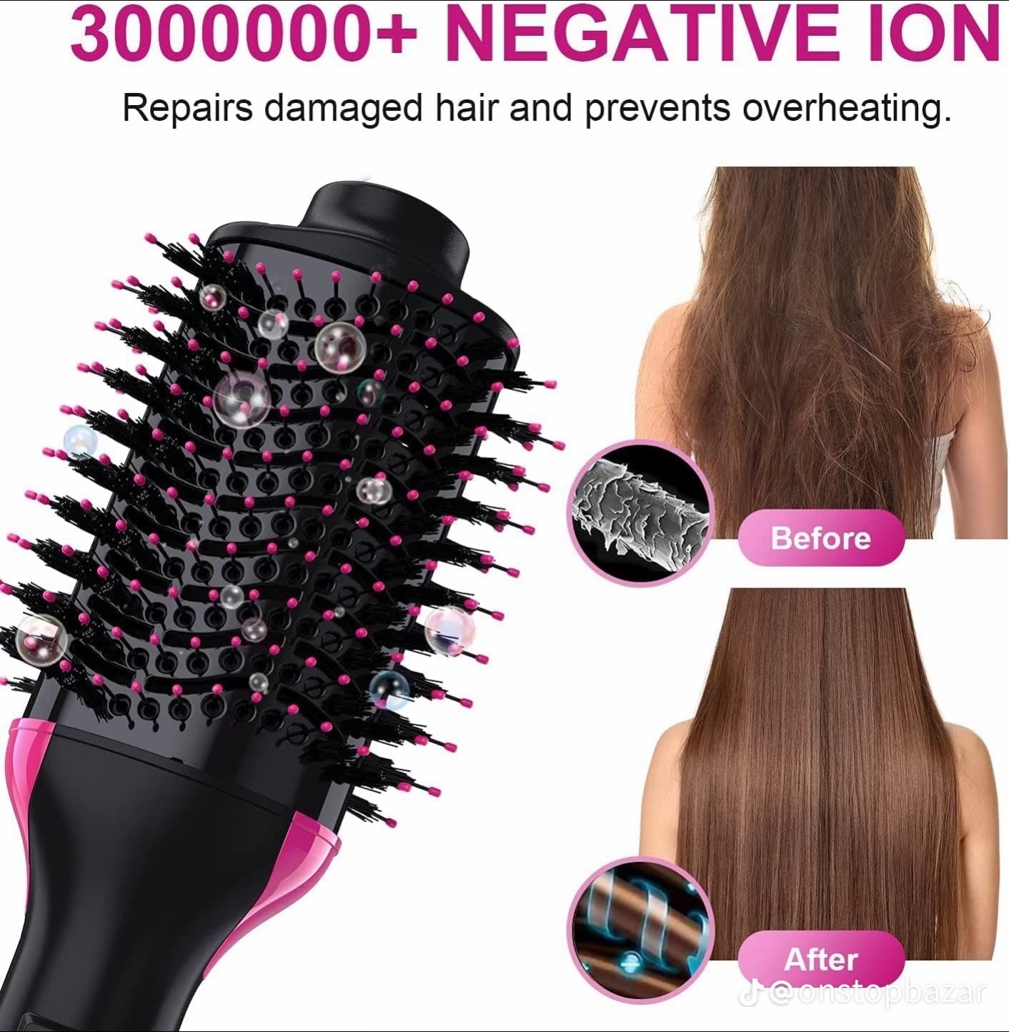 One Step Hair Dryer And Styler - Hot Air Brush - Armaa Store Pk
