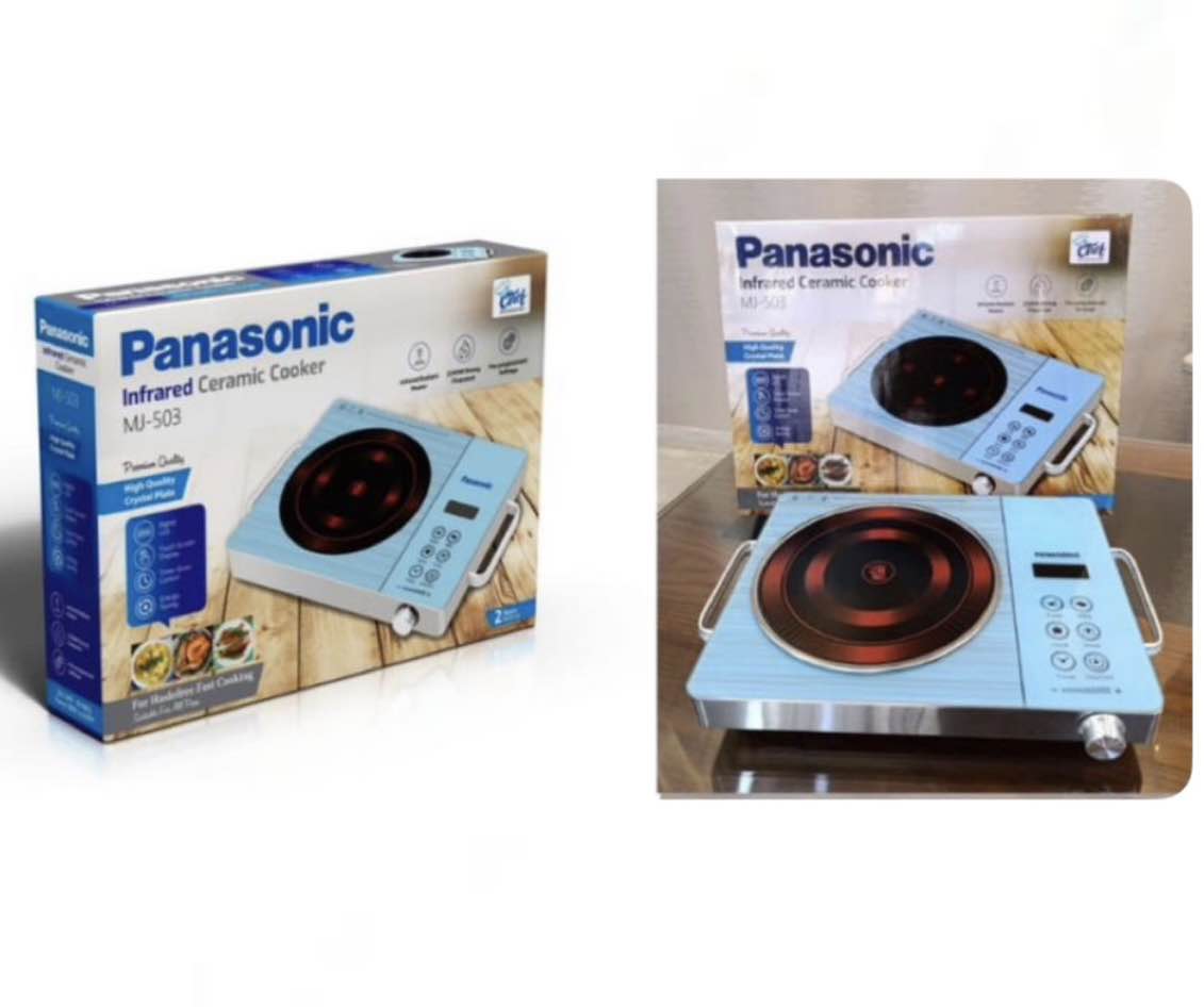 Panasonic Electric Infrared Cooker MJ-593 - 2200W Hot & Induction Plate - Armaa Store Pk