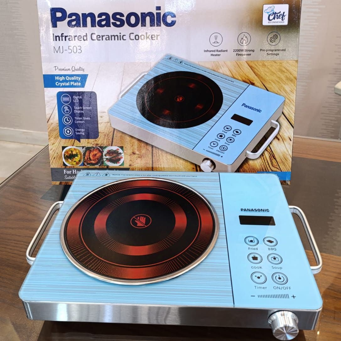 Panasonic Electric Infrared Cooker MJ-593 - 2200W Hot & Induction Plate - Armaa Store Pk