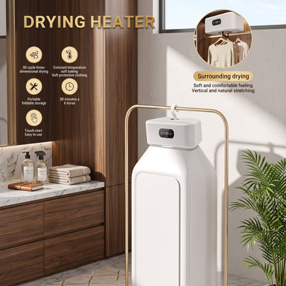 Portable Electric Clothes Dryer Box – Smart Foldable Drying Heater for Home & Travel - Armaa Store Pk