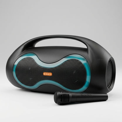 Portable Wireless Bluetooth Speaker with Microphone | Powerful Party Speaker with RGB Lights - Armaa Store Pk