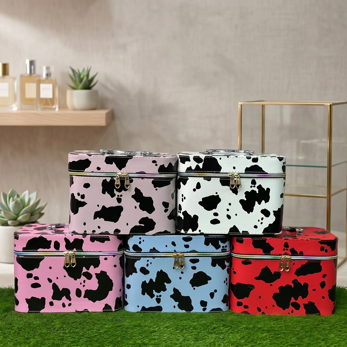 Premium 3-Piece Cosmetic Storage Box Set – Stylish Makeup & Skincare Organizer - Armaa Store Pk