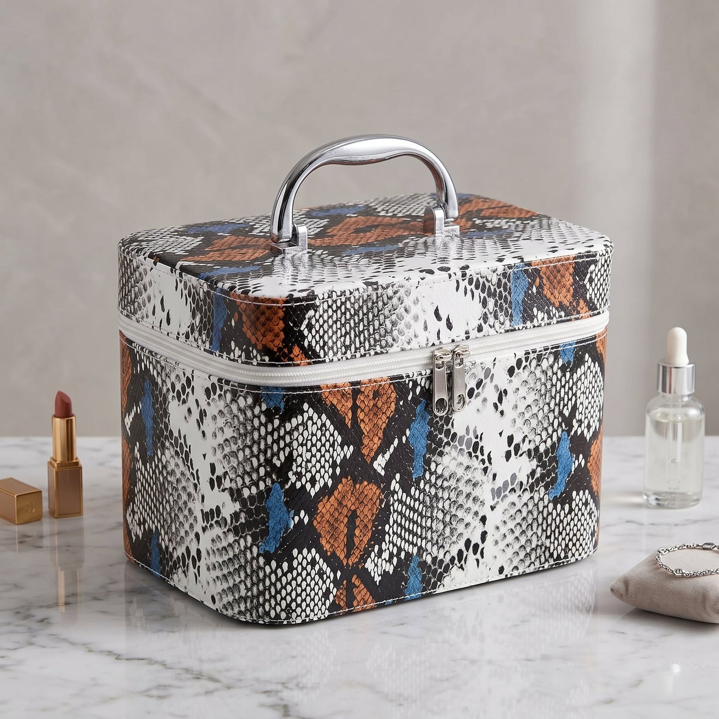 Premium 3-Piece Cosmetic Storage Box Set – Stylish Makeup & Skincare Organizer - Armaa Store Pk