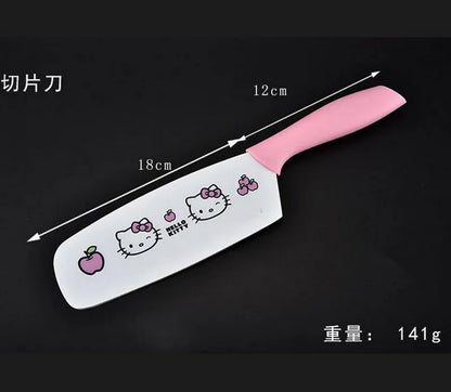 Hello Kitty Meat Cleaver - Sharp, Durable, Stylish, and Stainless Steel