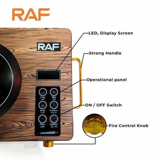 RAF Electric Infrared Cooker R.9018 - Induction Plate & Hot Plate - Armaa Store Pk