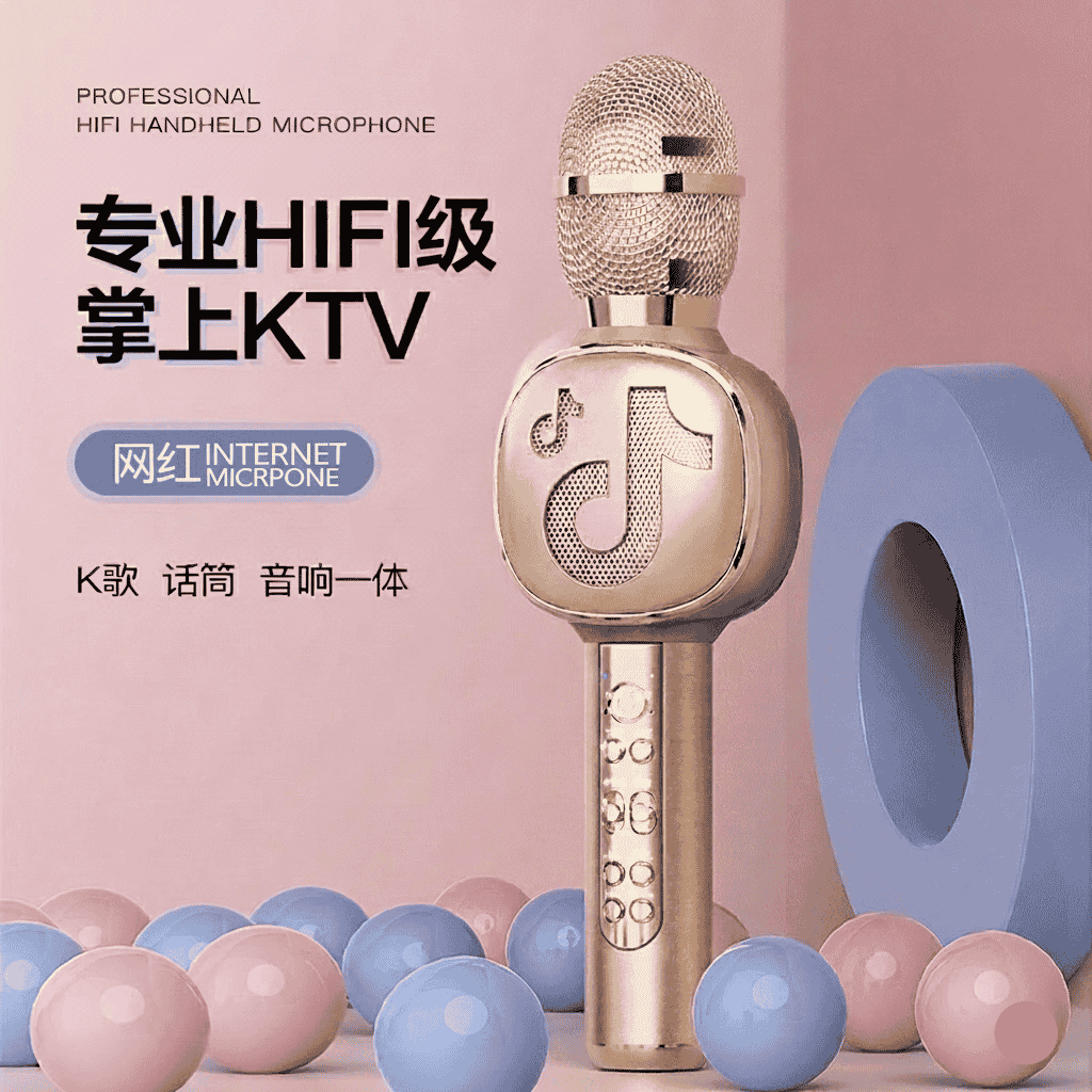 Rebel Y8 Wireless Bluetooth Karaoke Microphone - Best For Birthday Gift, Home Party, Indoor & Outdoor Entertainment - Armaa Store Pk