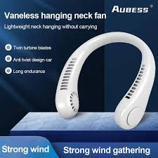 Rechargeable and Portable Vaneless Neck Fan - Super Cooling Strong Fan 360° - Armaa Store Pk