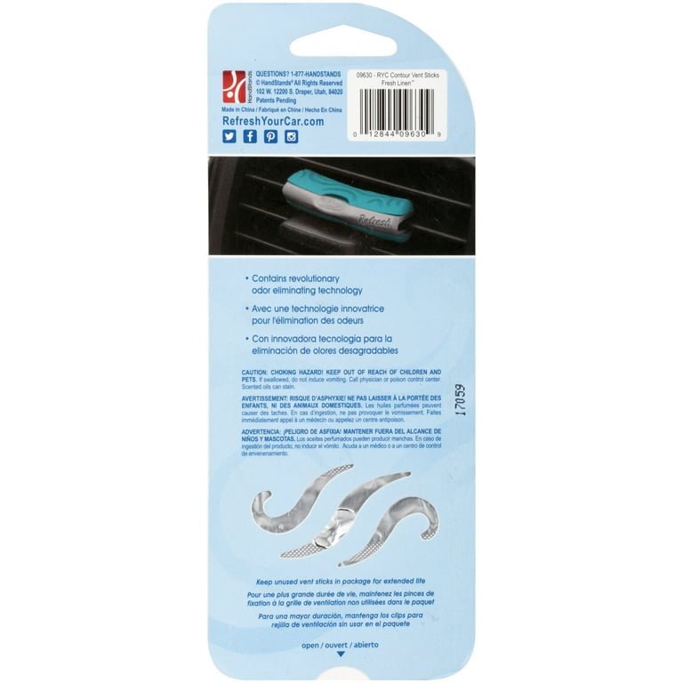 Refresh Your Car! Fresh Linen Air Freshener | 4 pieces set - Armaa Store Pk