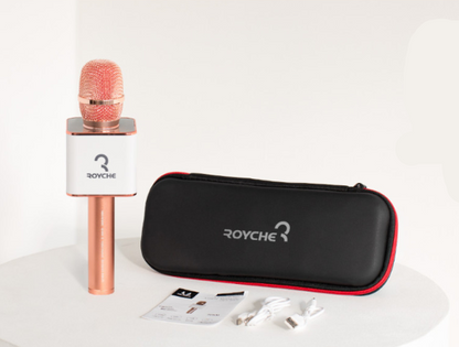 Royche Portable Karaoke Wireless Microphone - Bluetooth 5.0 Speaker