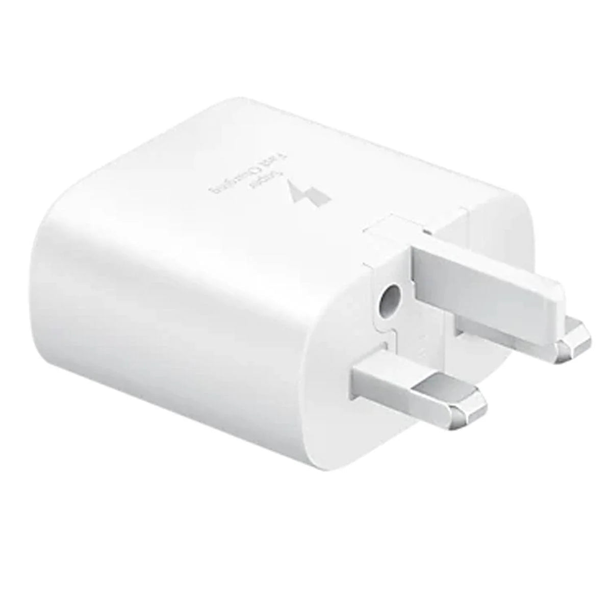 Samsung 3 Pin USB-C Super Fast Charging Adapter (25W) - White - Armaa Store Pk
