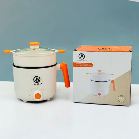 SHANBAN 18CM STAINLESS STEEL NON-STICK MULTI-PURPOSE STEAMER COOKER POT - Armaa Store Pk