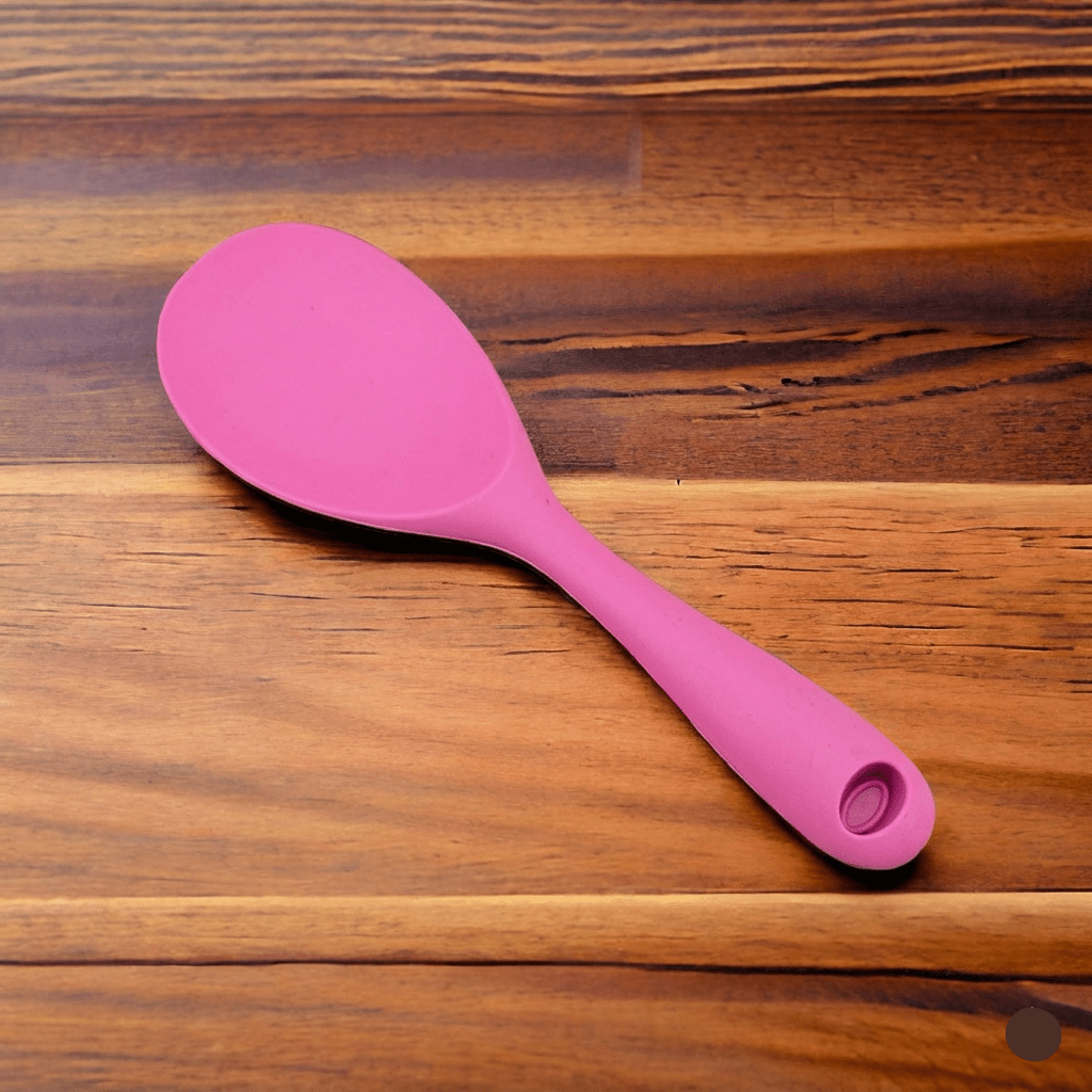 Silicon Long Handle Rice Spoon - Comfortable Grip - Armaa Store Pk