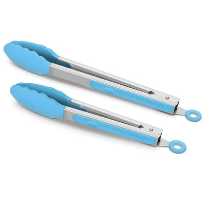 Silicone Food & Kitchen Tongs - 3 Pieces Set - Armaa Store Pk