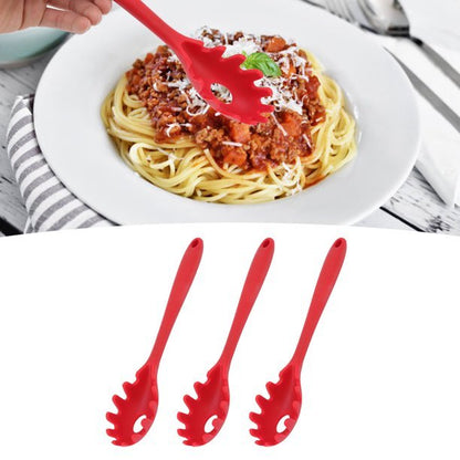 Silicone Pasta, Noodle and Spaghetti Spoon (Fork, and Server Tongs) - Armaa Store Pk
